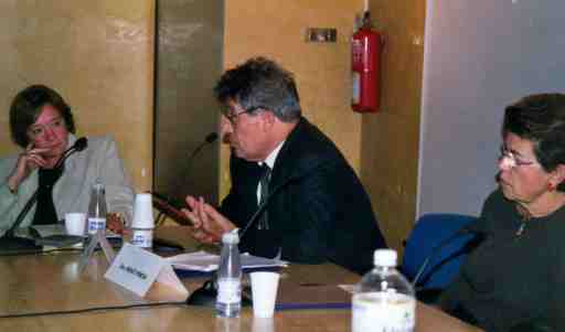 La psicóloga Lluïsa Garcia, el neurologo, doctor Adolf Pou i la neuropediatra Mercè Pineda