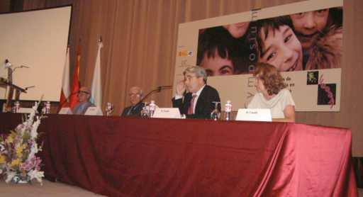 La mesa de clausura del simposium