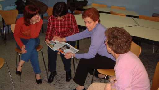 Imagen de un grupo de apoyo de ACNefi